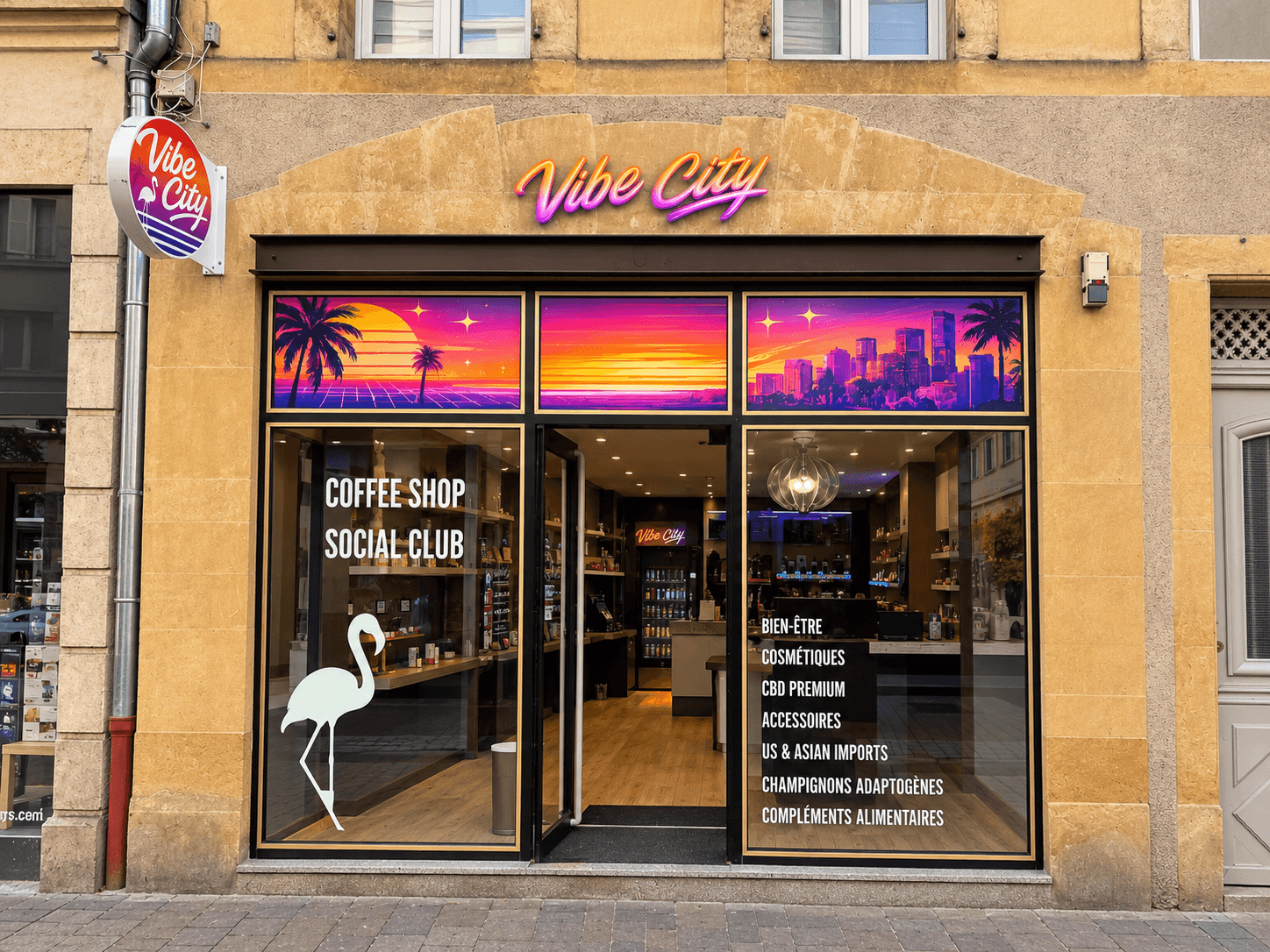 Devanture VIBE CITY