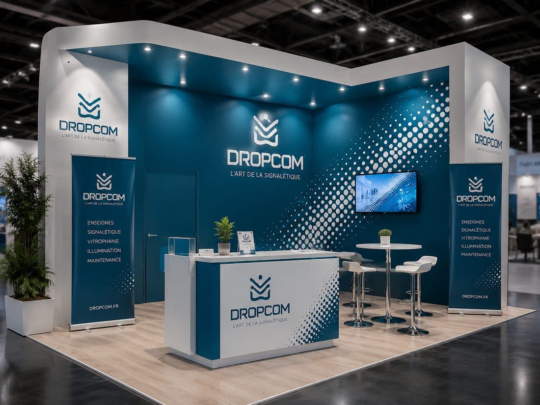 Réalisation signalétique Dropcom 4