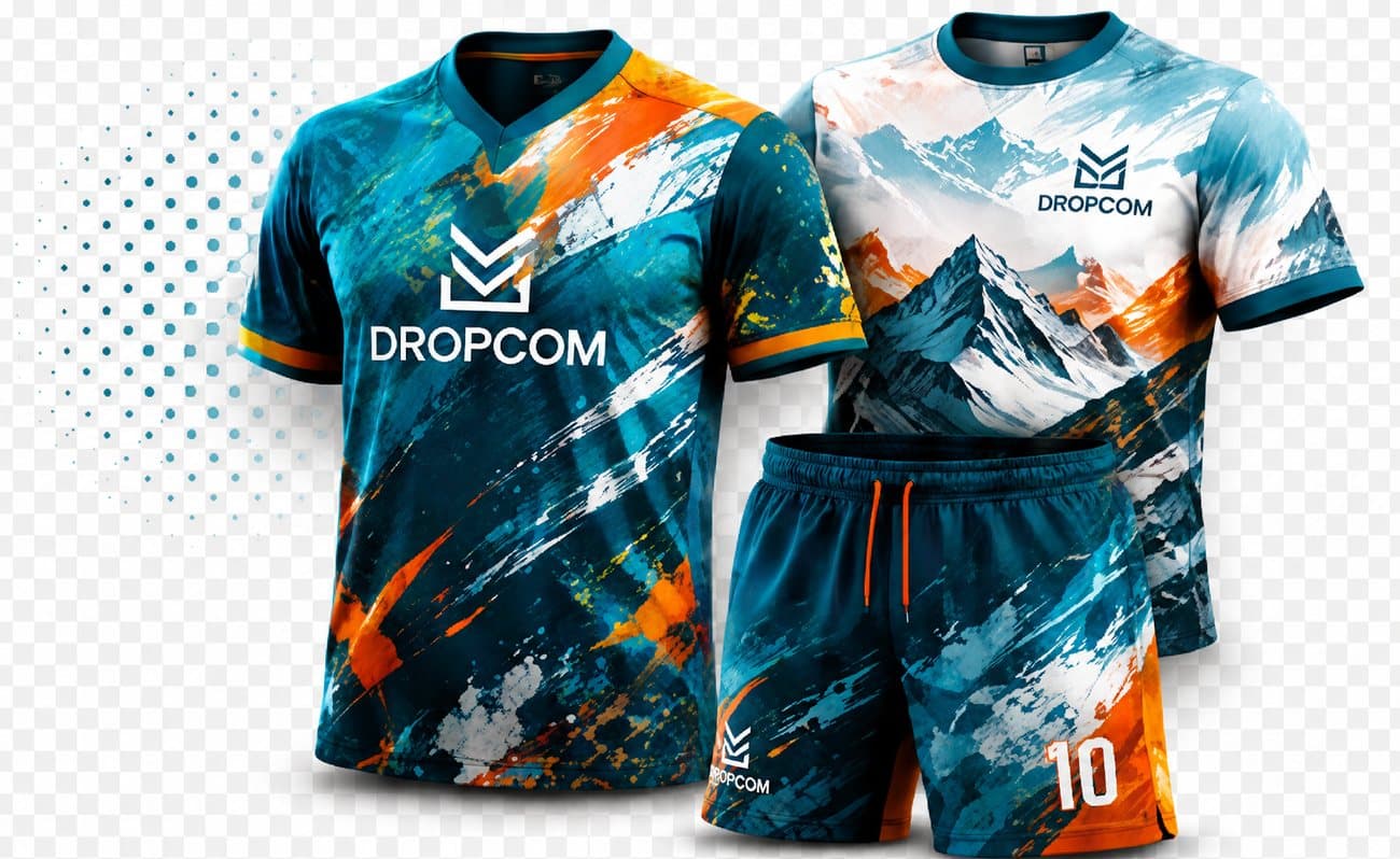 Tenues de club personnalisées imprimées par Dropcom